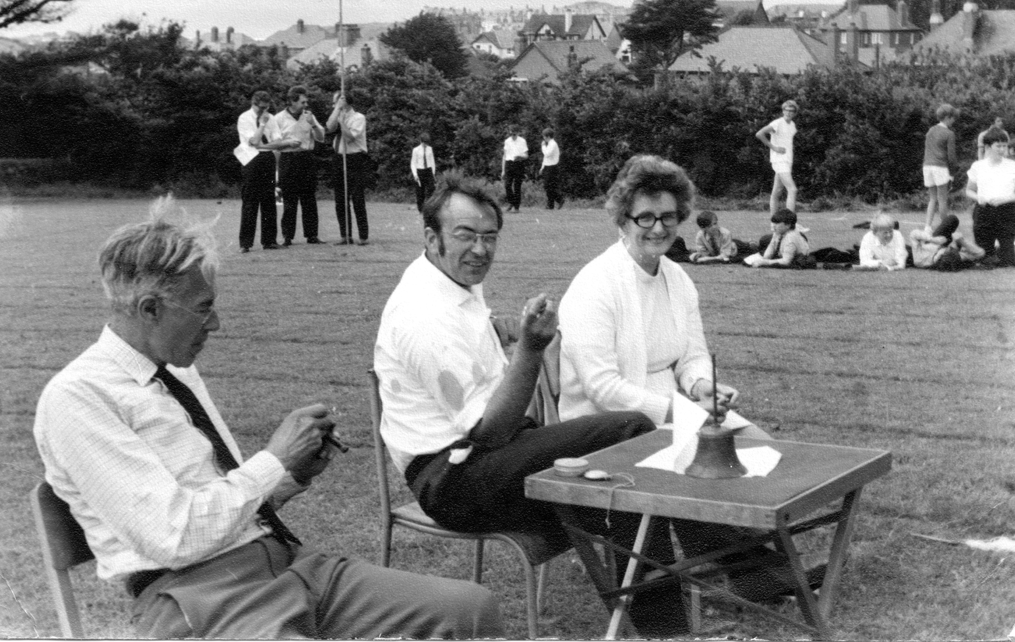 Teachers at a sports day