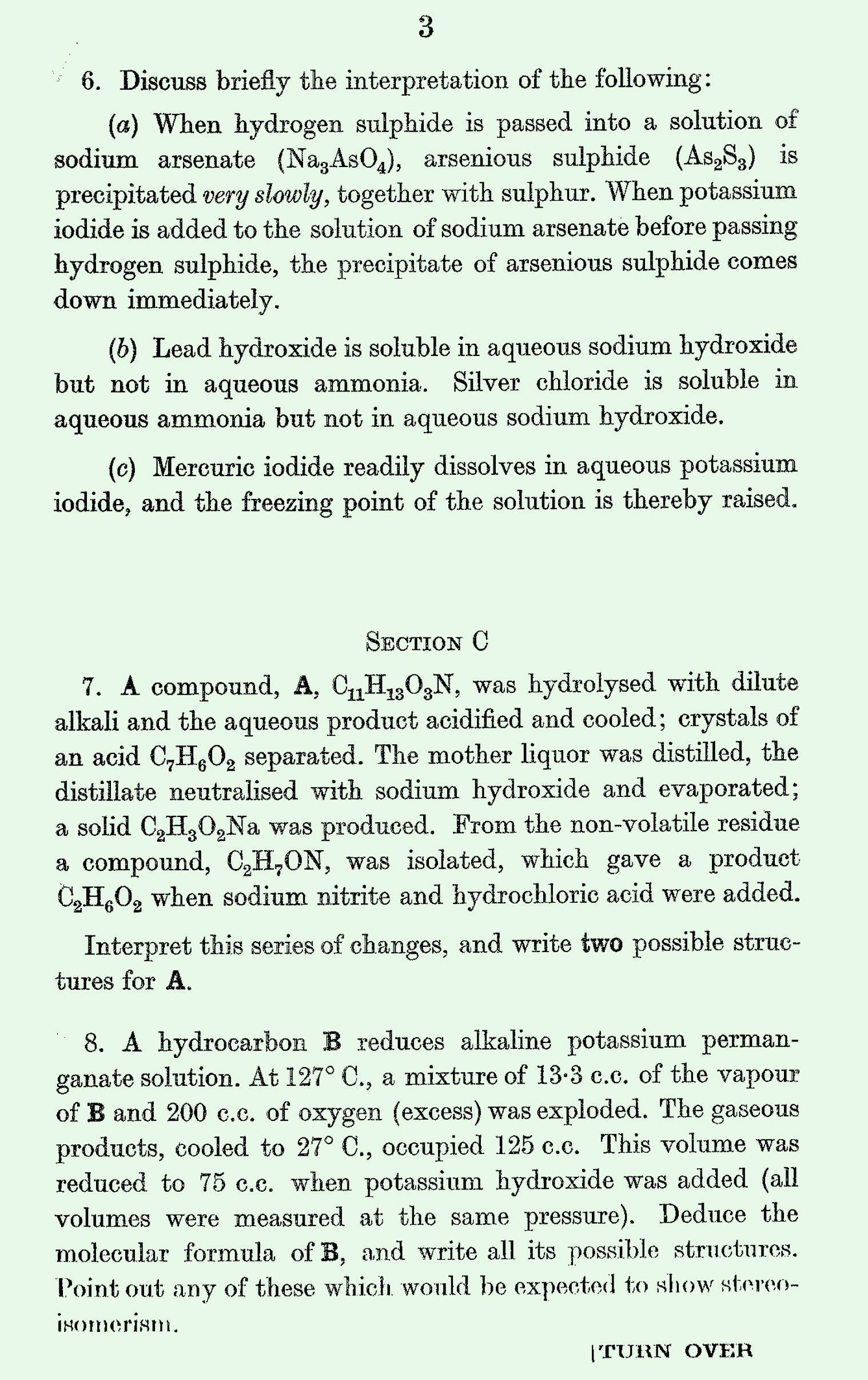 1963 S Level Chemistry page 3
